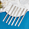 304 Stainless Steel Bangle Blank Strips MAK-WH0016-02B-P-4