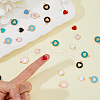 HOBBIESAY 80Pcs 10 Style Alloy Enamel Pendants ENAM-HY0001-04-3