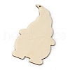 Christmas Theme Undyed Natural Wood Big Pendants WOOD-B001-10A-2