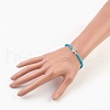 Synthetic Turquoise(Dyed) Beads Stretch Bracelets BJEW-JB03823-05-3