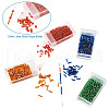 Silver Lined Glass Bugle Beads SEED-TA0001-02-5
