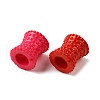 Opaque Acrylic European Beads MACR-F083-02-2