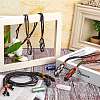 6Pcs 2 Colors Adjustable Braided Waxed Cord Macrame Pouch Necklace Making NJEW-SZ0001-50-4