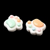 Cartoon Opaque Reisn Cabochons RESI-C039-03G-4