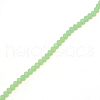 Facted Rondelle Glass Beads GLAA-TAC0008-02A-1
