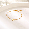 Stainless Steel Star Link Bracelet for Women YU5117-1-1