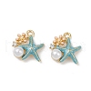 Brass Alloy Pendants KK-R226-10G-03-1