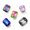 Glass Rhinestone Pendants RGLA-A024-E02-M1-1