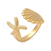 304 Stainless Steel Cuff Rings RJEW-P150-03A-G-4
