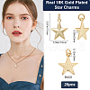 Beebeecraft Brass Pendants KK-BBC0015-30A-2