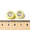 Opaque Resin European Beads RESI-C055-01E-3