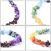 Chakra Gemstone Stretch Bracelets X-BJEW-JB02288-01-4