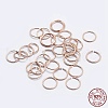 925 Sterling Silver Open Jump Rings STER-F036-02RG-0.9x5mm-3