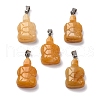 Natural Topaz Jade Pendants G-B127-06P-03-2