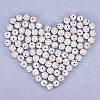 Polymer Clay Pave Rhinestone Beads RB-NB0001-02-3