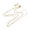 Ion Plating(IP) 304 Stainless Steel Heart Pendant Double Layer Necklaces for Women NJEW-K255-26G-4