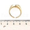 Brass Micro Pave Cubic Zirconia Adjustable Cuff Rings RJEW-C131-05G-5