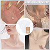 Beebeecraft 50Pcs PE Necklace Chain Adhesive Pouches FIND-BBC0001-74-6