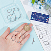 SUNNYCLUE 10Sets 304 Stainless Steel Toggle Clasps STAS-SC0008-84-3