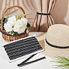 12M Polyester Glitter Wavy Fringe Trim Ribbon OCOR-WH0003-031A-4
