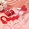 SOFPLATE 400Pcs 2 Colors Polyester Thread Ties FIND-SP0002-90-4