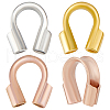 Beebeecraft 30Pcs 3 Colors 925 Sterling Silver Wire Guardian and Protectors STER-BBC0006-05B-1