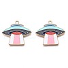 Alloy Enamel Pendants PALLOY-S132-343-2