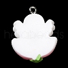 Cute Opaque Resin Pendants RESI-L038-07P-05-3