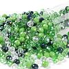 500Pcs 5 Colors Mixed Styles Glass Beads EGLA-LS0001-02-2