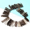 Natural Smoky Quartz Beads Strands G-L551B-13-2