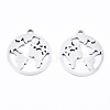 Non-Tarnish 201 Stainless Steel Pendants STAS-T044-196P-1