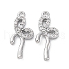 Brass Rhinestone Pendants KK-E793-16P-1