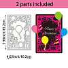 Birthday Theme Carbon Steel Cutting Dies Stencils DIY-WH0309-1775-2