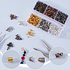 SOFPLATE 1200pcs 6 Colors Brass Crimp Beads KK-SP0002-29-5