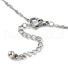 304 Stainless Steel Singapore Chain Necklace Making AJEW-JB01333-02-4