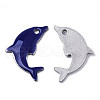 201 Stainless Steel Enamel Pendants STAS-N088-16B-2