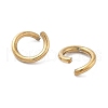 Ion Plating(IP) 304 Stainless Steel Open Jump Rings STAS-M081-01G-06-2