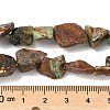 Raw Rough Natural Green Opal Beads Strands G-M453-D13-5
