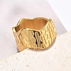 304 Stainless Steel Wide Wave Finger Rings RJEW-Q012-03G-3