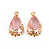 Transparent Glass Pendants X-GLAA-T007-05I-2