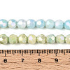 Electroplate Glass Beads Strands EGLA-T021-6mm-15-09-4
