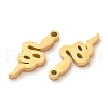 Ion Plating(IP) 304 Stainless Steel Pendants STAS-F292-06G-2