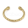 304 Stainless Steel Open Cuff Textured Bangles for Women BJEW-G706-02G-2