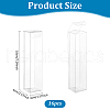 BENECREAT 16Pcs Rectangle Foldable Transparent PVC Boxes CON-BC0007-44B-2