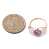 Copper Wire Wrapped Finger Rings RJEW-JR00718-4