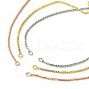 5Pcs Rack Plating Adjustable Brass Slider Bracelet Making MAK-FS0001-03G-9