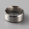 201 Stainless Steel Plain Band Ring for Women RJEW-WH0010-06B-MP-2