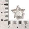 Rack Plating Brass Micro Pave Cubic Zirconia Pendants KK-I722-05P-Y-3