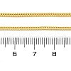 Brass Wheat Chains Necklace for Women NJEW-P265-26G-3
