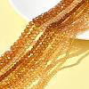 Electroplate Glass Beads Strands EGLA-FS0001-42C-10